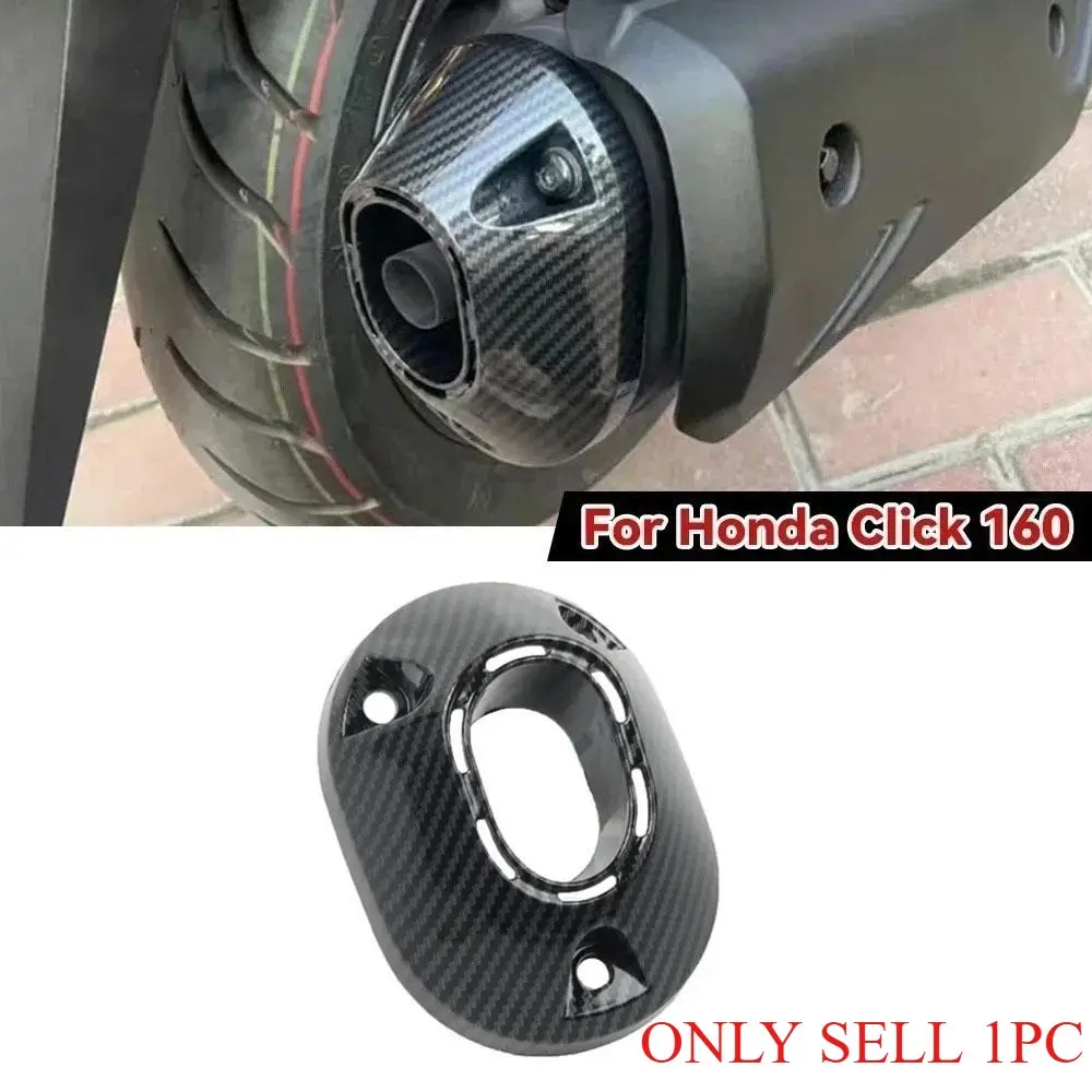 For Honda PCX 160 Motorcycle - Exhaust Decorative Cover / Guard, Direct Fit Modification Accessory To Upgrade Bike's Appearance, Easy Mount