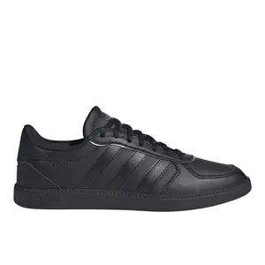adidas Womens Breaknet Sleek Lace Up Sneakers Shoes Casual - Black