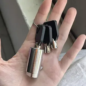 1 Set Universal Vending Machine Security Lock Set Keyed Alike Durable Tubular Keyway Lock