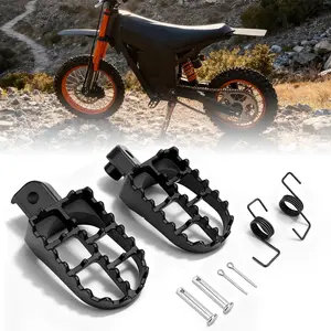 Dirt Bike Foot Pegs Rest Footrest Footpegs Pedals for Tuttio Soleil 01, Durable Dirt Bike Accessories, Comfortable Riding Experience