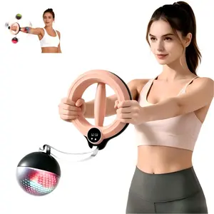 360° Rotating Hand-Crank Wrist & Forearm Trainer for Men and Women, Upper BodyStrength Tool for Arms, Shoulders & Chest, Portable Home and Gym Fitness Equipment