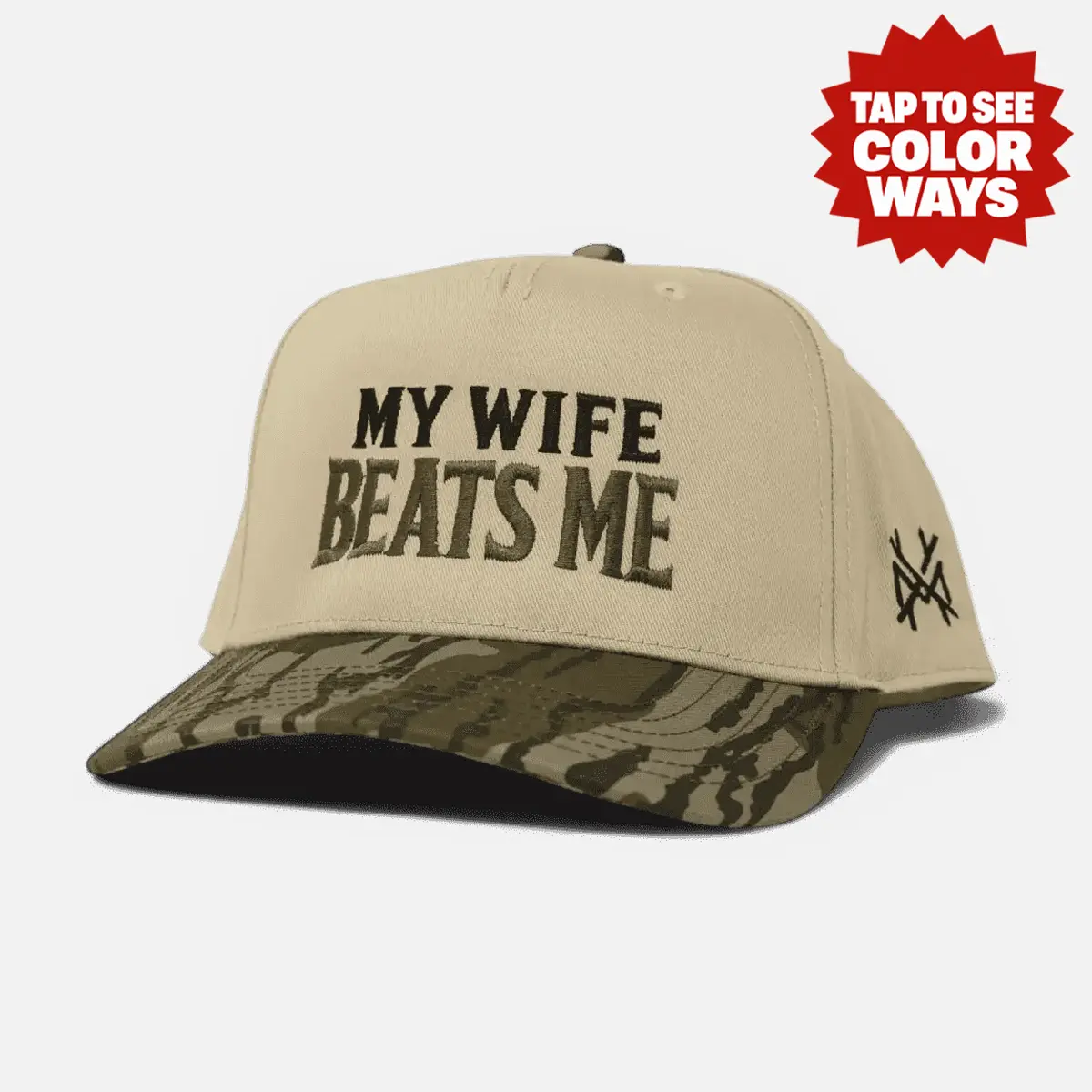 My Wife Beats Me Premium Trucker Hat
