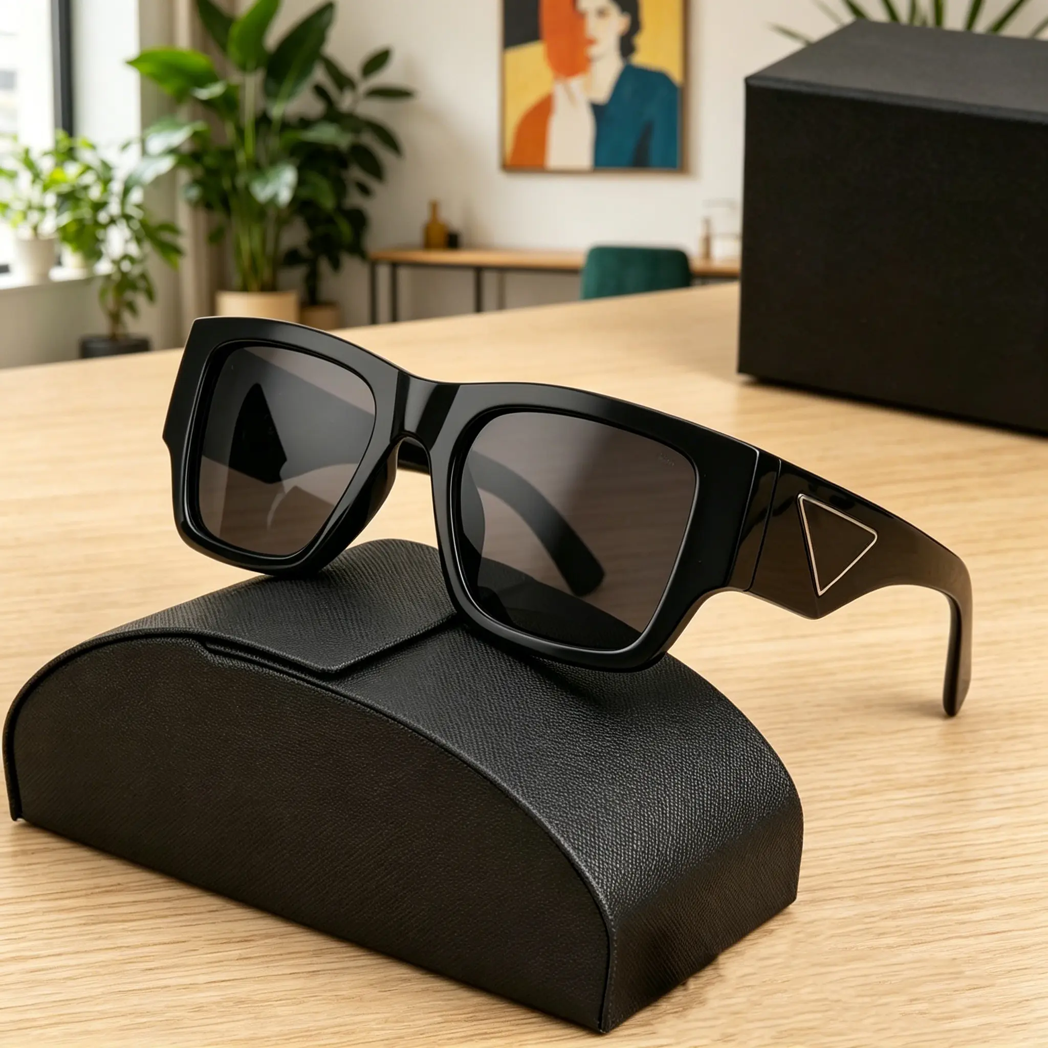 Unisex Retro Square Sunglasses, UV400 Protection, Perfect for Cycling, Beach, Outdoor Activities & Gifts