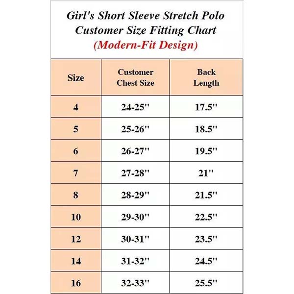 5 Pack Girls Short Sleeve Stretch Pique Polo Shirts School Uniform (4-20)