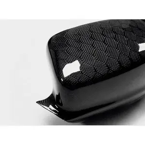 Charger Honeycomb Carbon Fiber Mirror Caps