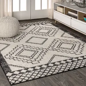 JONATHAN Y Amir Moroccan Beni Souk Indoor Area Rug; for Living Room, Kitchen, Bedroom, Dining Room, Office