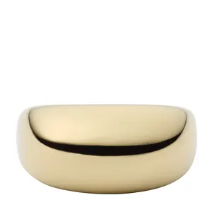 Fossil Women's Ellis Domed Collection Gold-Tone Stainless Steel Band Ring