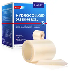 Elaimei Hydrogel Bandage 5cmx1.5m, Waterproof Anti-Dirty Breathable Comfort, Provides Skin Barrier Protection, Promotes Faster Healing