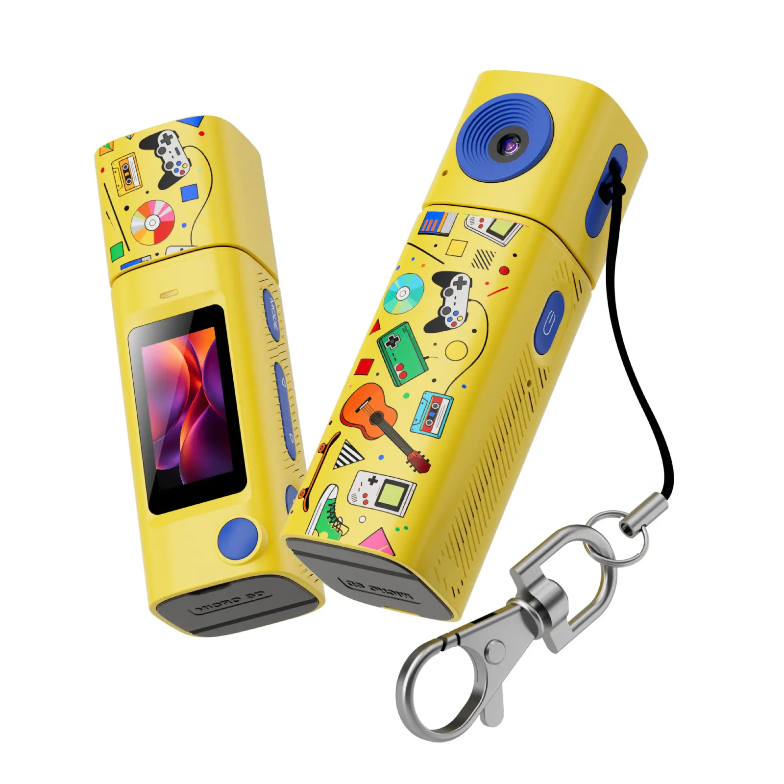Mini Thumb Camera, Portable HD Pendant Digital Camera for Outdoor Recording, Cute Small Toy Camera, TikTokShopSummerSale, Ideal Gift for Kids Boys Girls
