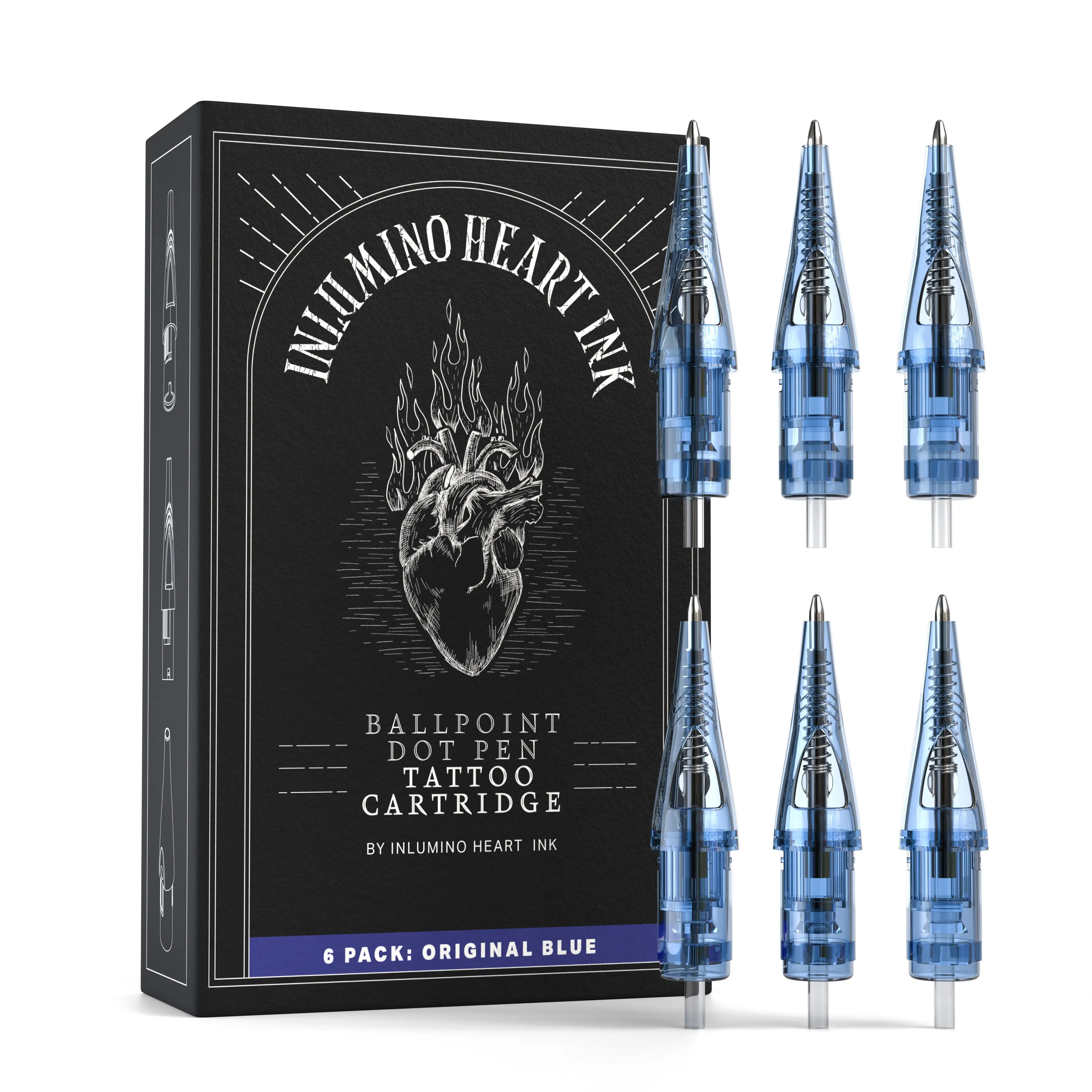 6 OG Ink Ballpoint Pen Cartridges