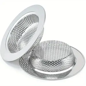 304 stainless steel kitchen sink filter: diameter 4.5 inches, suitable for most kitchen sinks -304 stainless steel