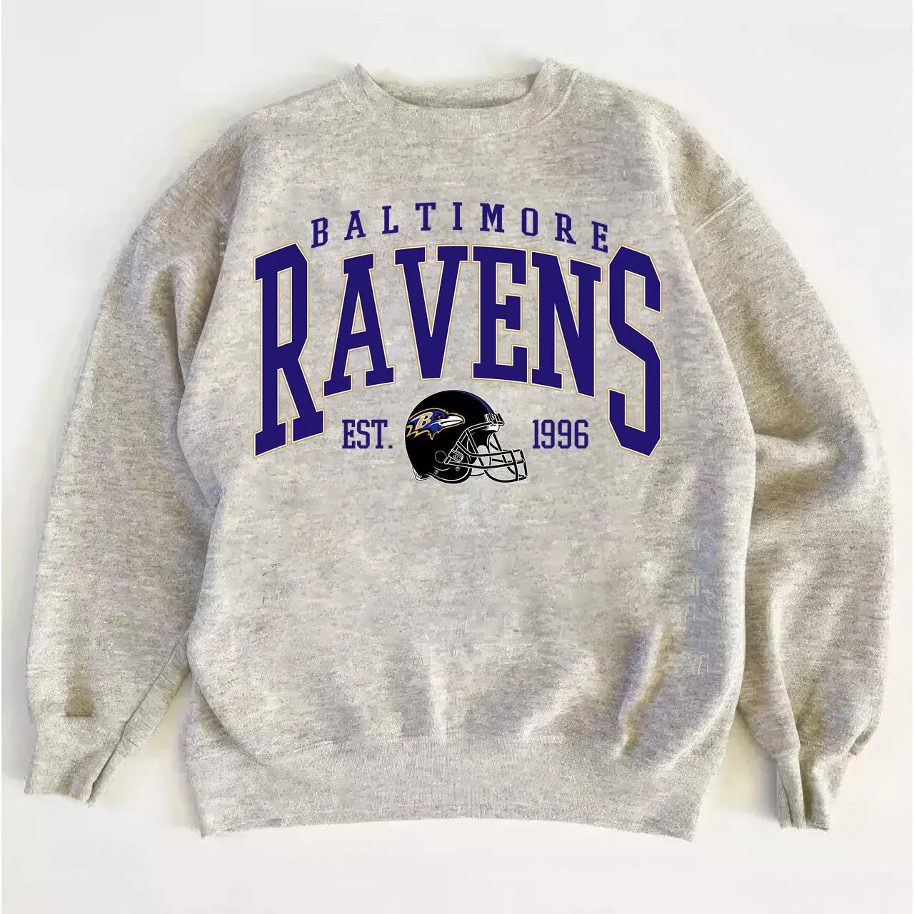 Ravens Vintage Football Sweatshirt, Retro Crewneck Perfect for Game Day Supporters