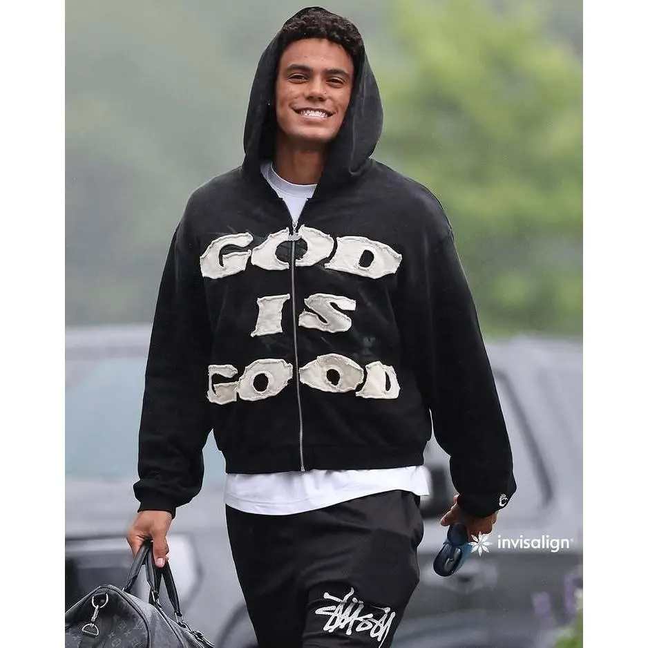 Black zipper (embroidered)