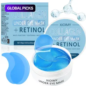Collagen & Retinol Under Eye Mask, 60 Pcs Moisturizing Deep-Hydrating Eye Masks, Collagen Eye Patches, Eye Care Product for Women and Men, Moisture
