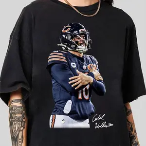 Comfort Colors Chicago Football Caleb Shirt, CALEB WILLIAMS "COLD" Chicago Football Shirt, graphic tees, Caleb Williams Fan Gift