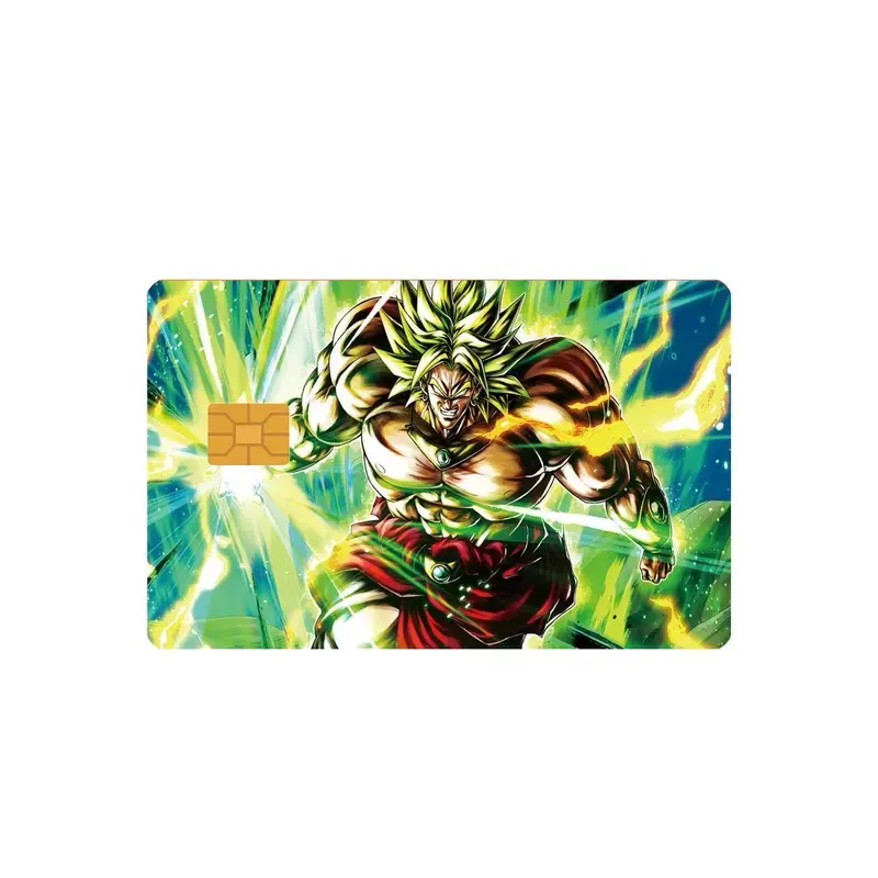 Broly Legendary Super Saiyan DBZ Debit Card Skin/Sticker - High Quality Vinyl for Customization and Personalization