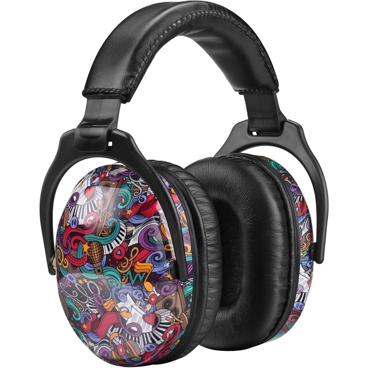 P-HPS027    EM030  Ear Protection, Noise Cancelling Headphones Ear Muffs for Autism Sensory, Safety Noise Reduction Hearing Protection for Monster Truck/Concerts/Fireworks/Air Shows