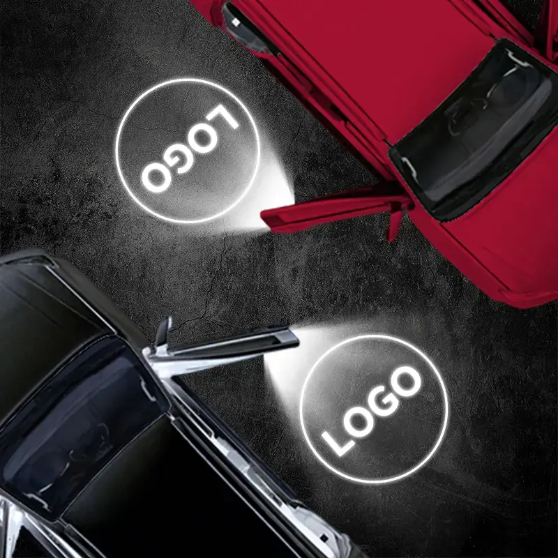 VMAN LIMITED 2PCs Car Door Lights Accessories For DlY/Nissan/Honda/Ford/Toyota/Chevy/ BMW,Battery Not Included , Suitable for All Vehicles