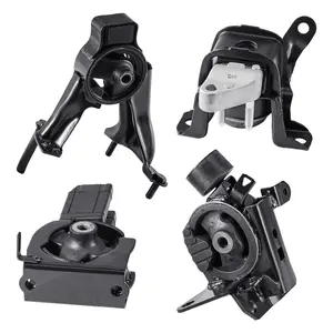 VEVOR Engine and Transmission Motor Mount Kit Replacement, Set of 4, Compatible with 2003–2008 Toyota Corolla 1.8L L4, Replace OE #   A4220, A4219, A4218, A4221, Secure Support