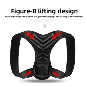 Universal Posture Corrector Back Brace for Women & Men - Relieves Neck, Shoulder, Upper & Lower Back Pain - Breathable Professional Hunchback Aligner for Improved Posture