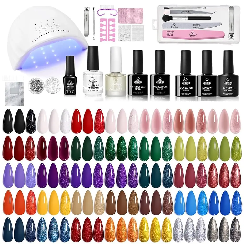64 Pcs 45 Colors  Gel Nail Kit
