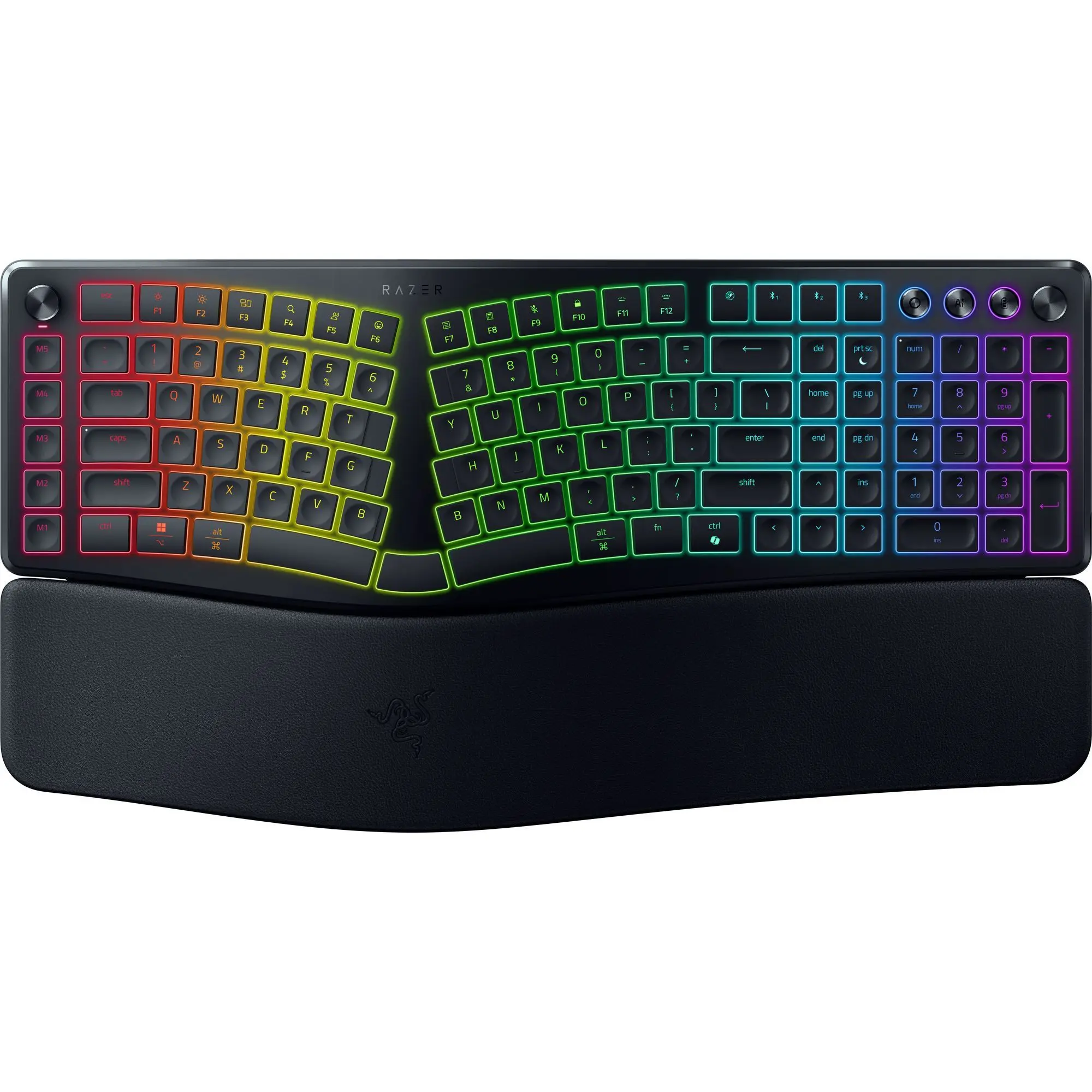 Razer Pro Type Ergo - Wireless Split Ergonomic RGB Gaming Keyboard - US Layout