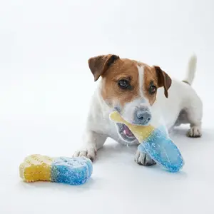 TikTok made me buy it frozen dog toy fillable enrichment chew toy for boredom buster small medium pets summer cooling treats