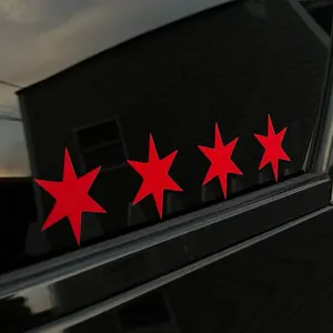 Chicago stars High quality vinyl for cars, laptops cups and more
