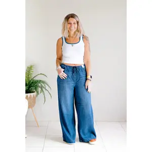 Midnight Wash Judy Blue Palazzos