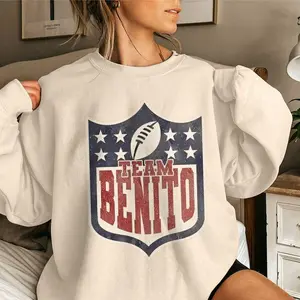 Benito Bowl Football Shirt, Benito Bunny Football T Shirt, Team Benito Sweatshirt, Puerto Rico Football Shirt, Unisex Game Day Apparel