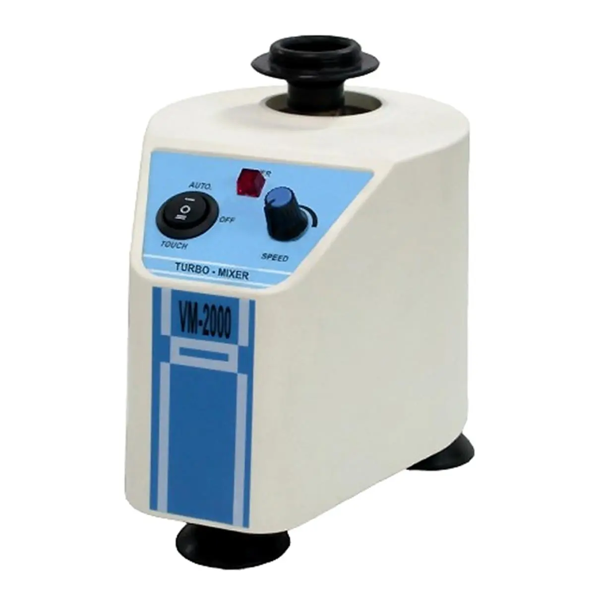 LW Scientific MXL-TMV7-7RC1 Turbo Mixer - Compact Form, Efficient Mix, Metal Body, Small Footprint, Variable Speed with Rubber Mixing Cup, 110/220V Plug