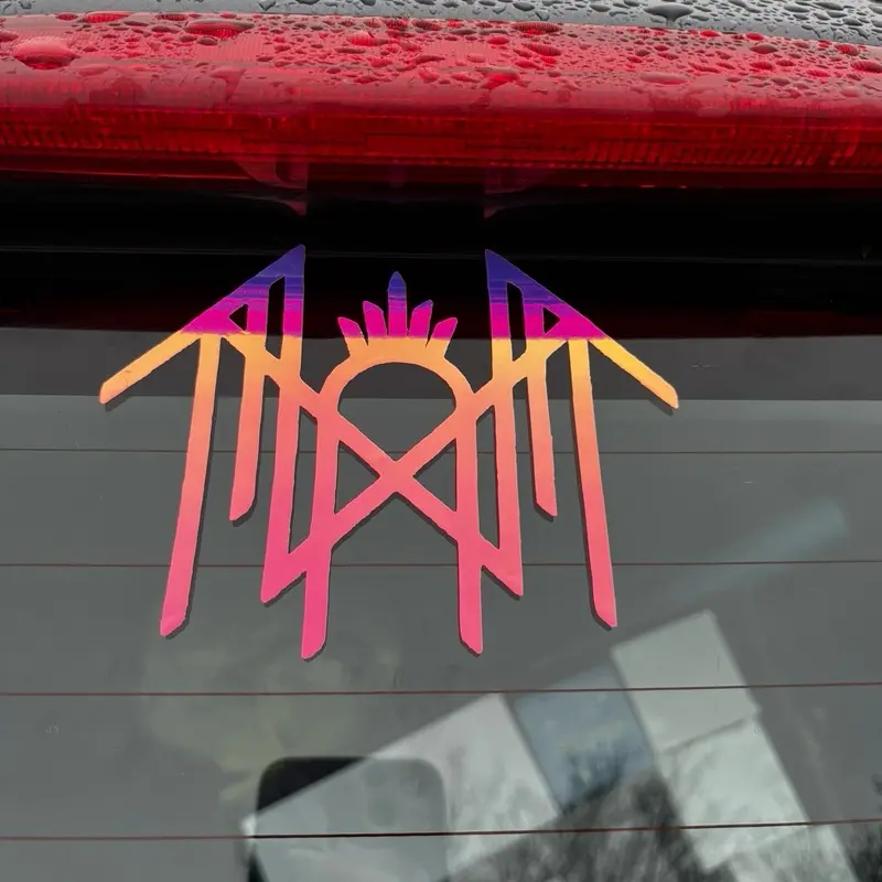 Sleep EXCLUSIVE holographic vinyl car decal Sleep EXCLUSIVE holographic vinyl car decal
