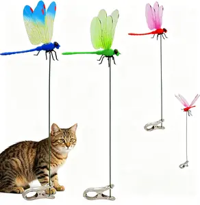Waterproof Dragonfly Ornaments Multi-use Clip for Yard & Plant Decor