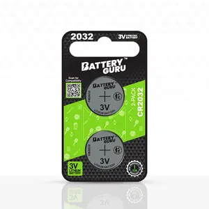 BatteryGuru Car Key Battery CR2032 (Pack of 2) 1ST EDITION