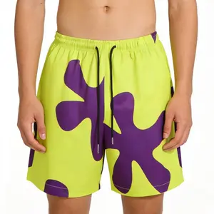 Patrick Star SpongeBob SquarePants Gym Shorts Men's Shorts Workout Sport Knee Pants with Pockets Athletic Summer Shorts