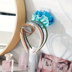 3pcs Headband Display Stand Acrylic Headband Holder, Wall Clear Hanging Headband Organizer Scrunchie Holder Organizer, Home Decor, Christmas Gift, New Year Gift, Gift for Woman, Wall Mount Organizer, Wall Mounted Organizer