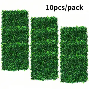 Artificial Hedge Panel, Faux Hedge Privacy Fence Screen, Decorative Fence for Outdoor Garden Yard Home Wall Decoration, Decorative Garden Fences