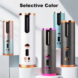 USB Rechargeable Automatic Hair Curler, 6 Temperature Settings, Multicolor Options, Straight & Curly, 2 in 1 Typ-C Cordless Design Straightener and Curler