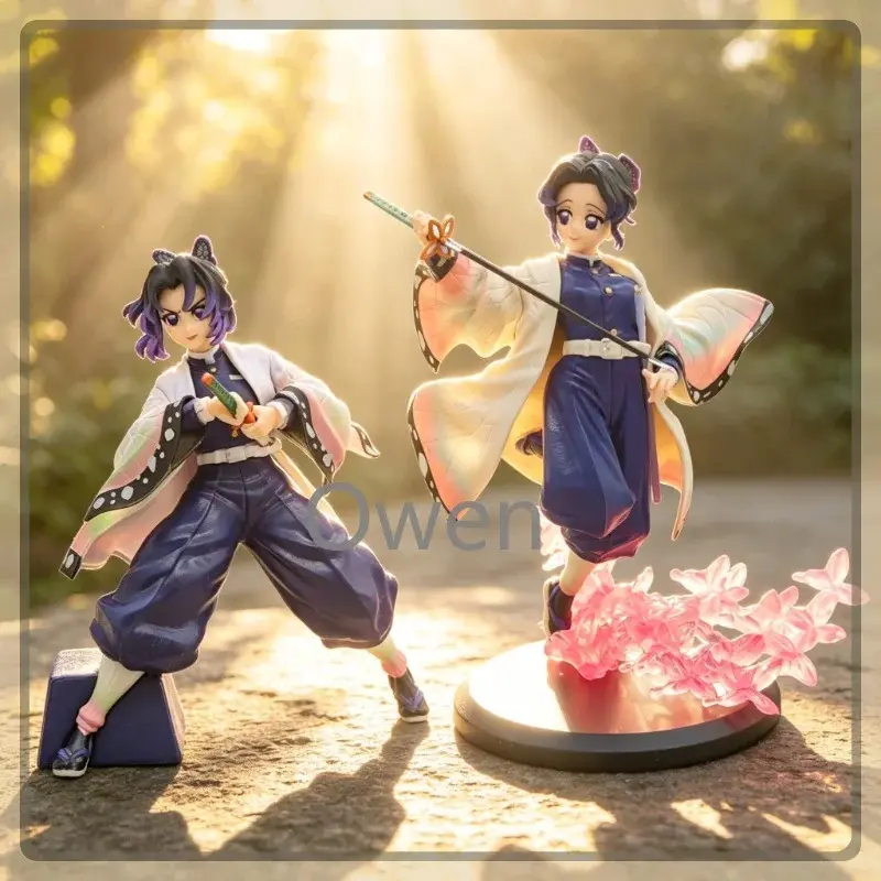Shinobu Kocho Standing Pose Figure Demon Slayer Kimetsu No Yaiba Insect Hashira PVC Anime Action Statue Collectible Model Gifts