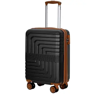 SUNSPIRE 22 Inch Carry On Luggage Airline Approved Hardshell Suitcase Lightweight Expandable Spinner Wheels YKK Zipper Travel Suit Case