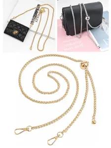 Adjustable Bag Chain (35-120cm), Chain For Purse, Replacement Shoulder Strap, Crossbody Phone Case Chain, DIY Wallet Making Accessories, 1 Piece