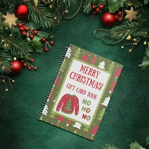 Christmas Gift Card Booklet, 12 Days Countdown Calendar Style, Fun Holiday Surprise for Girls, Teens, Friends & Family, Fun Party Cards