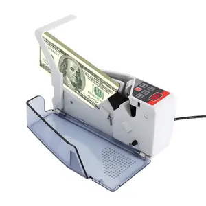 CNCEST Money Counter Machine Currency Cash Bank Counterfeit Detector Cash Counting No Warranty Feature