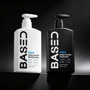 BASED Daily Skincare Duo，Purifying Face Wash & Restoring Moisturizer Set，Premium Non-Toxic Formula Hormone Safe for All Skin Types