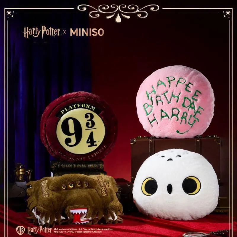 Harry Potter Series Pillows: Hedwig Pillow & Monster Book of Monsters Pillow, Perfect for Bedroom, Sofa or Movie Nights Hogwarts,cozyvibes