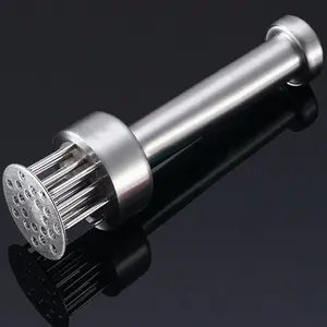 Meat Tenderizer Stainless Steel with   for Steak Chicken Pork Fish, Suitable Meat Tenderizer Tool with Cleaning Brush for BBQ or Kitchen