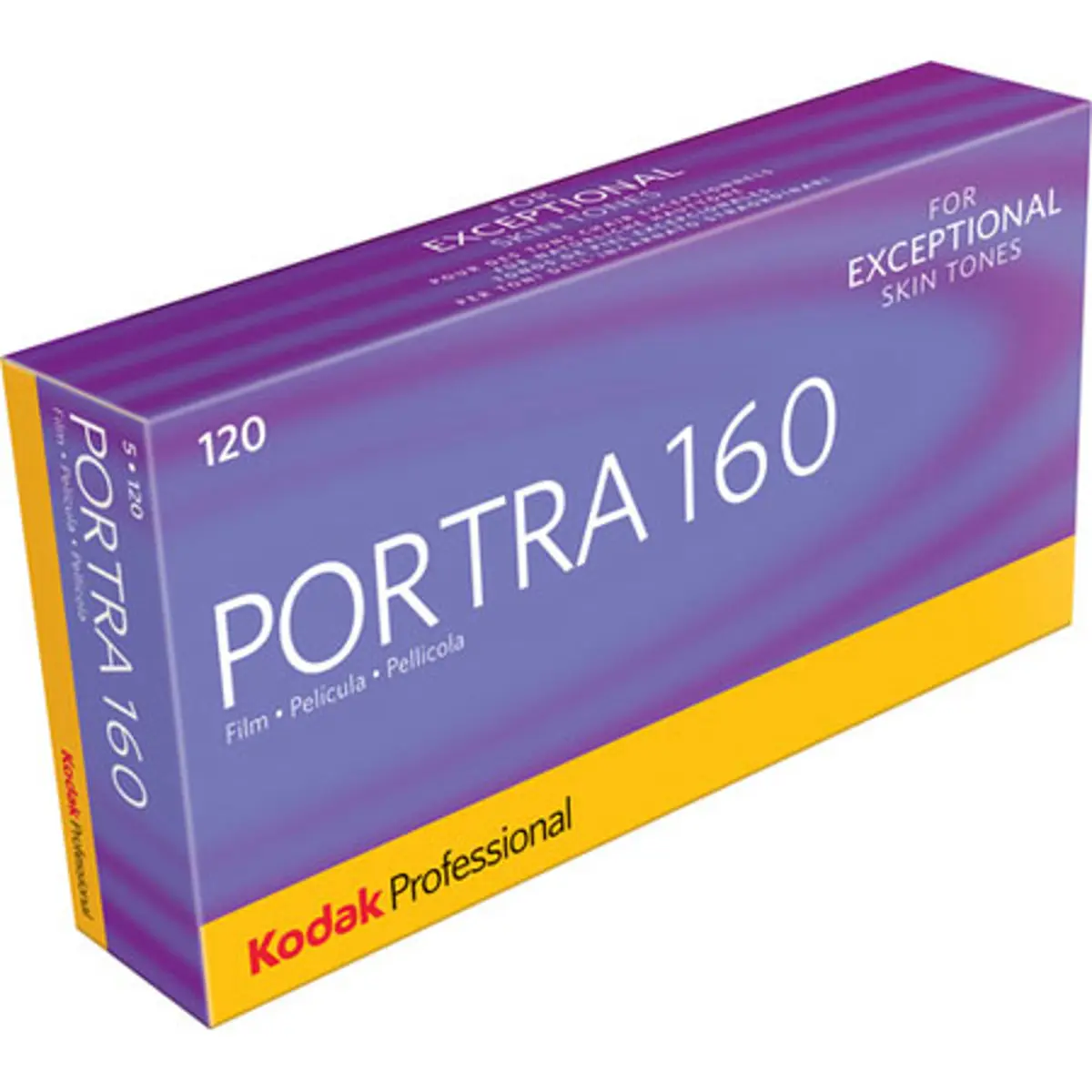 Kodak Portra 160 Color Negative Film, ISO 160, Size 120, Pack of 5