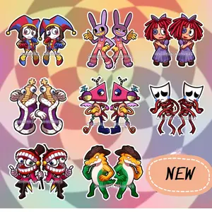 The Amazing Digital Circus Acrylic Keychains, Great For Daily Use Or As Thoughtful Little Gifts For Your Friends And Yourself.