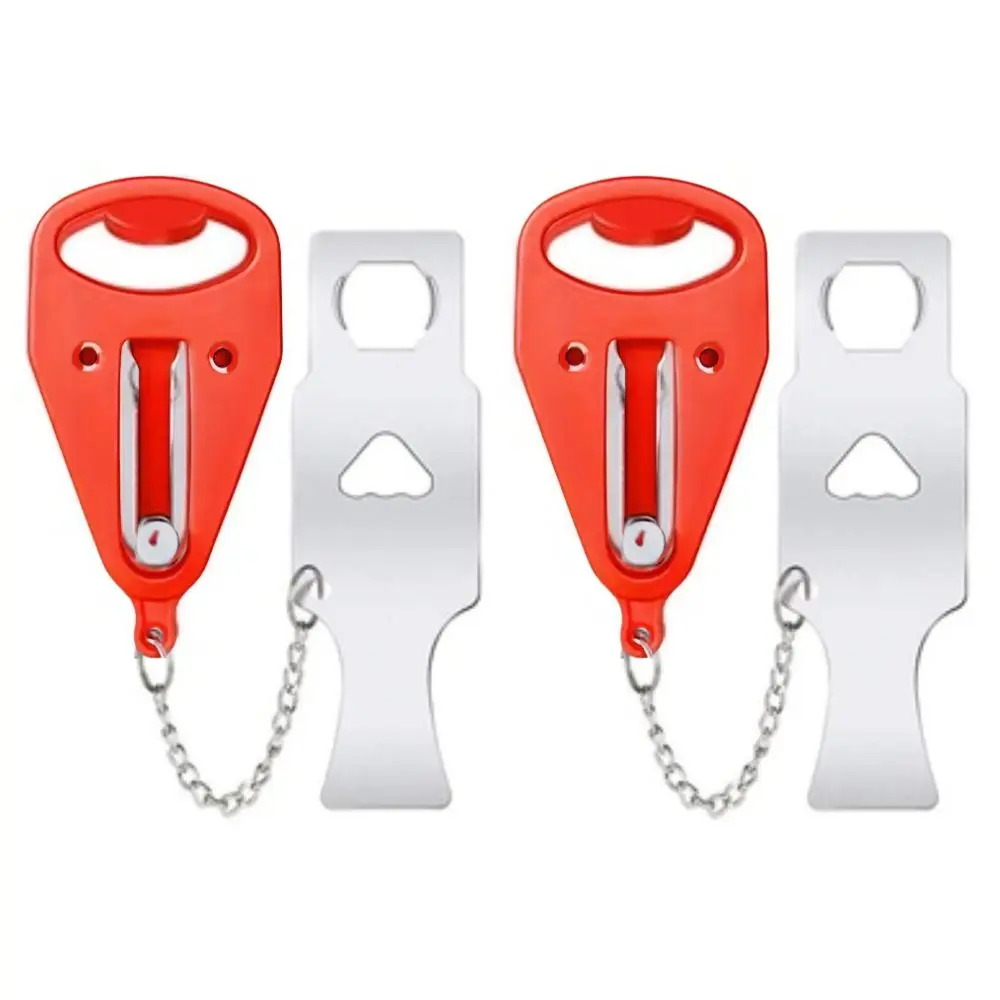 2-Pack Portable Door Security Lock Set - Sturdy Locking System, Alloy Steel Industrial-Grade Hardware, Antitheft Smart Door Locks, Universal Compatibility, Compact Design, Hassle-Free Installation & Operation
