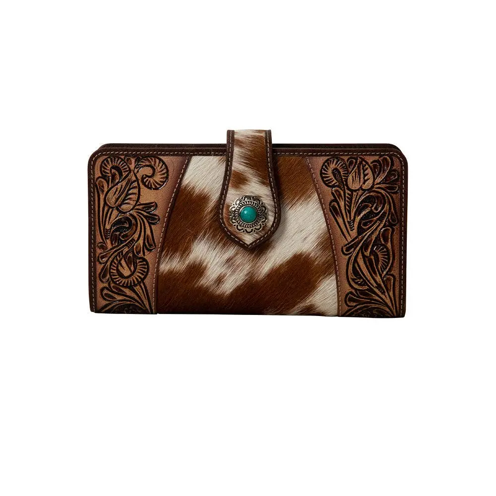 Roscoe Ridge Hand-Tooled Leather Wallet
